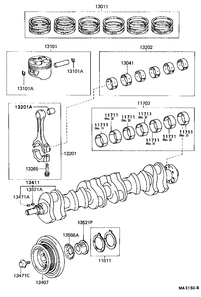  MARK 2 |  CRANKSHAFT PISTON