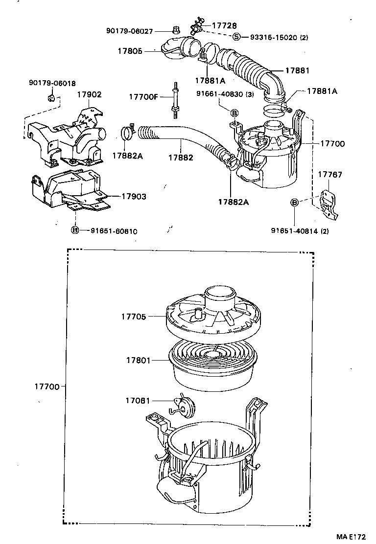  TOWN MASTERACE V WG |  AIR CLEANER