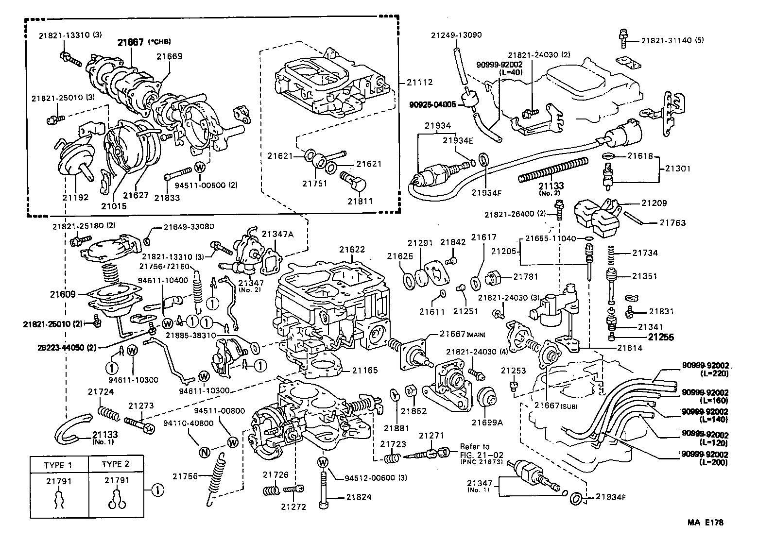 LITEACE VAN WAGON |  CARBURETOR