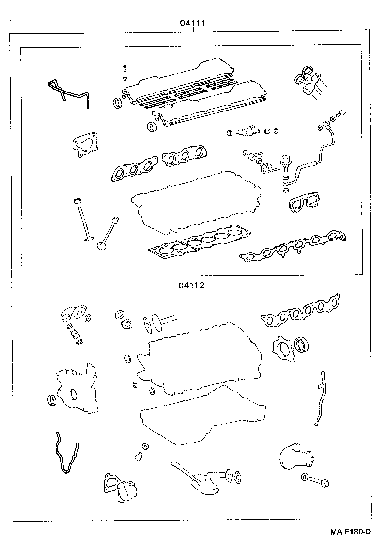  CRESTA |  ENGINE OVERHAUL GASKET KIT