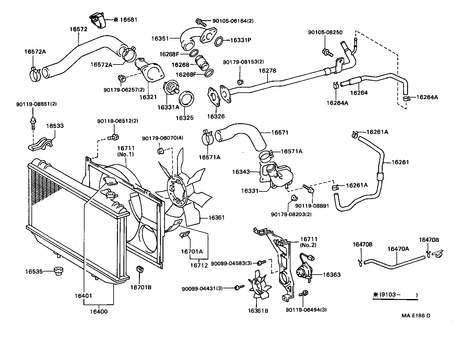  CROWN |  RADIATOR WATER OUTLET