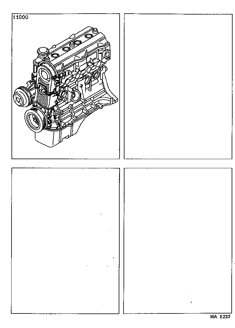  SPRINTER CARIB |  PARTIAL ENGINE ASSEMBLY