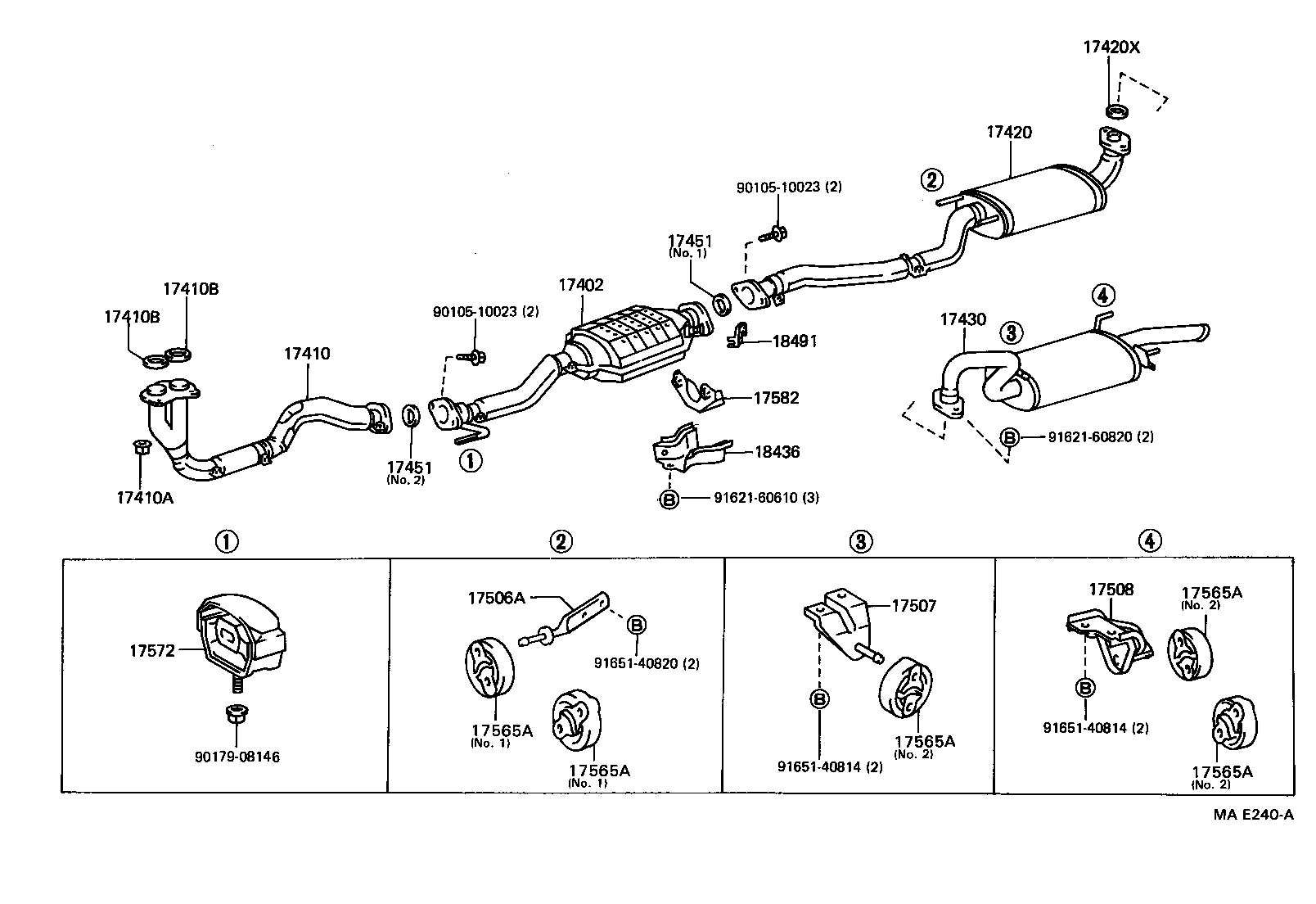  SPRINTER CARIB |  EXHAUST PIPE