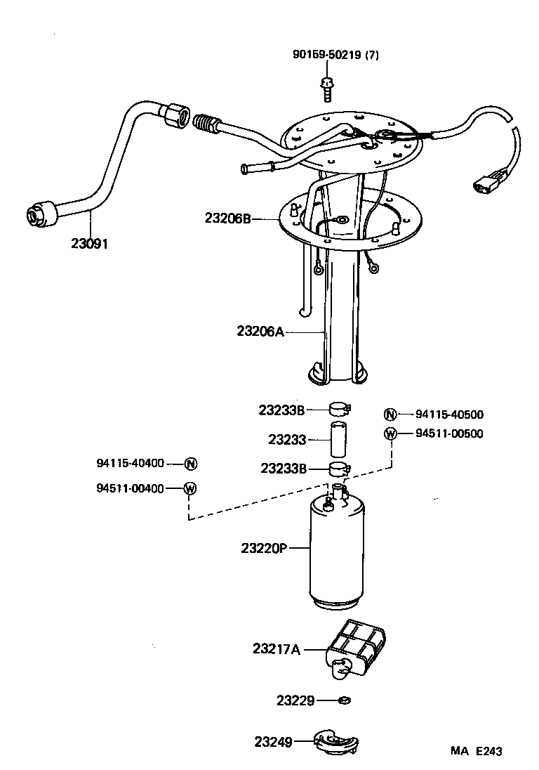  SPRINTER CARIB |  FUEL INJECTION SYSTEM