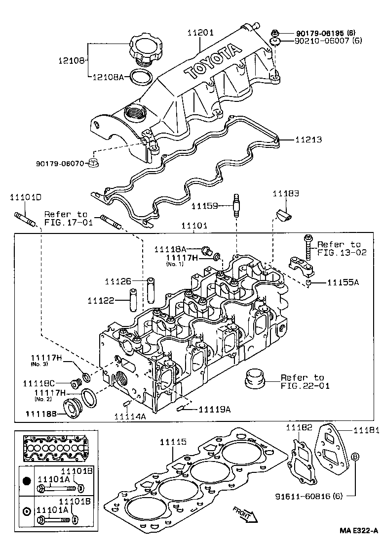  CARINA FF |  CYLINDER HEAD