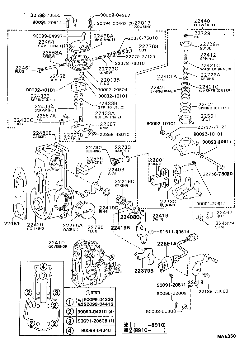  DYNA TOYOACE |  MECHANICAL GOVERNOR