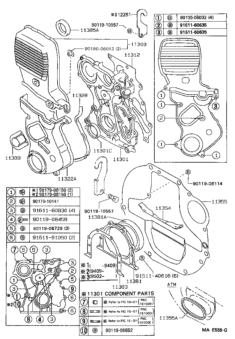  MARK 2 |  TIMING GEAR COVER REAR END PLATE