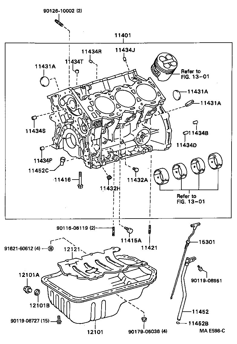  CAMRY VISTA |  CYLINDER BLOCK