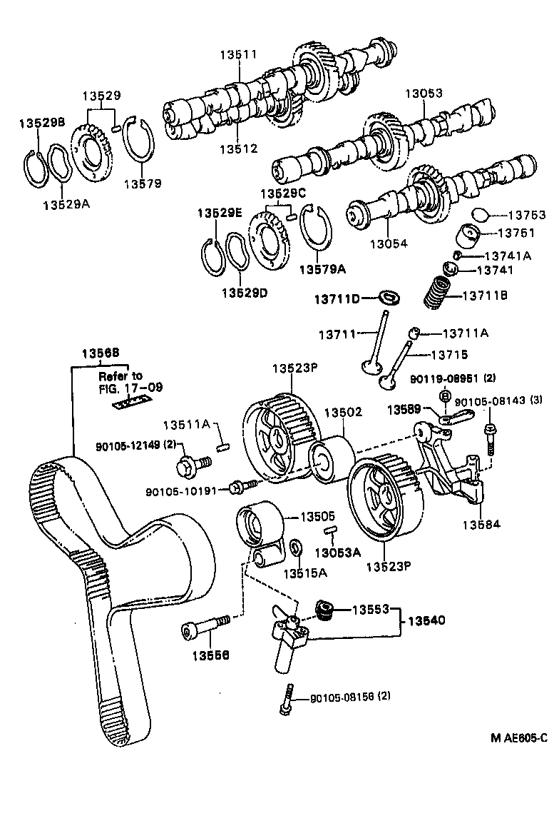  CAMRY VISTA |  CAMSHAFT VALVE