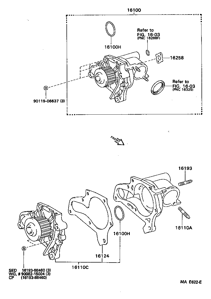  SCEPTER WG CP |  WATER PUMP