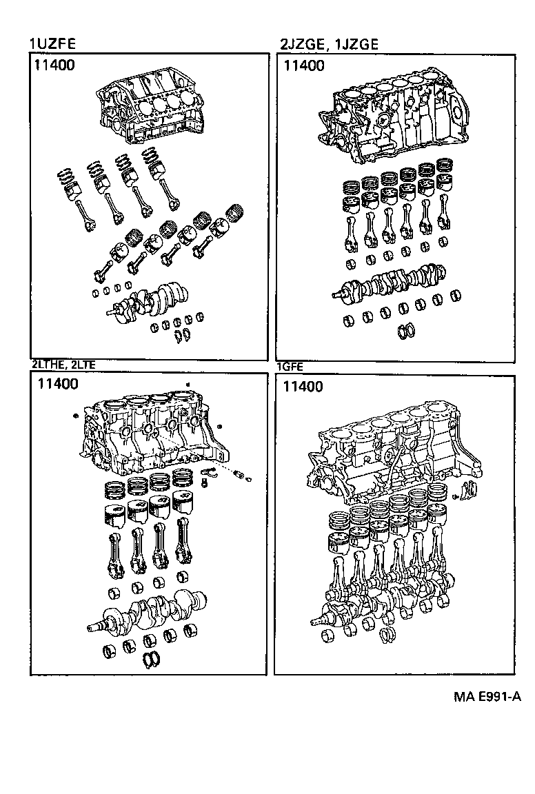  CROWN CROWN MAJESTA |  SHORT BLOCK ASSEMBLY