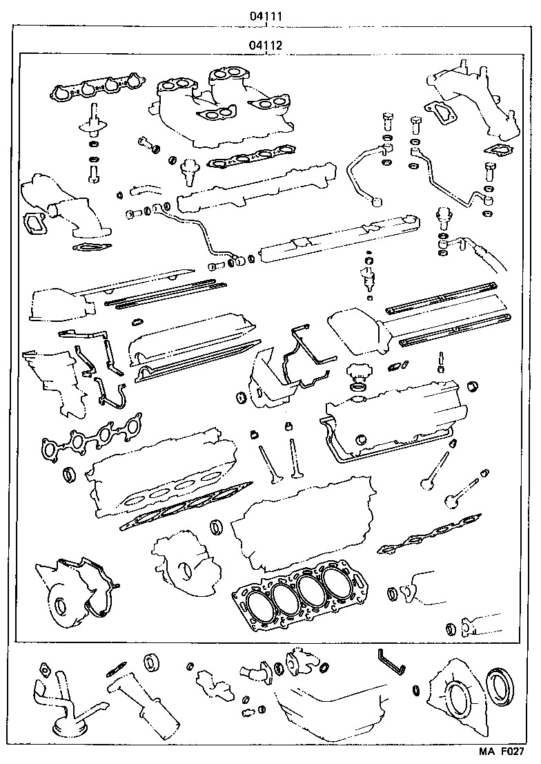  ARISTO |  ENGINE OVERHAUL GASKET KIT