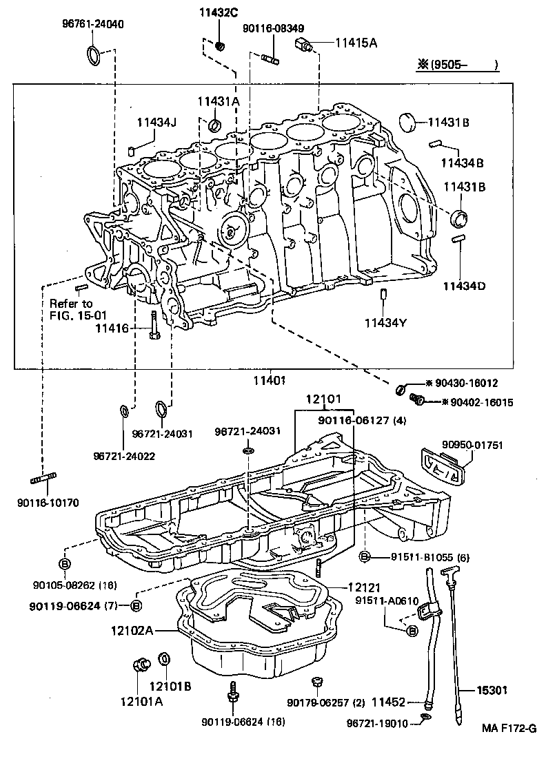  CROWN CROWN MAJESTA |  CYLINDER BLOCK