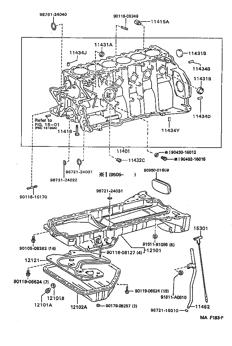  CROWN CROWN MAJESTA |  CYLINDER BLOCK