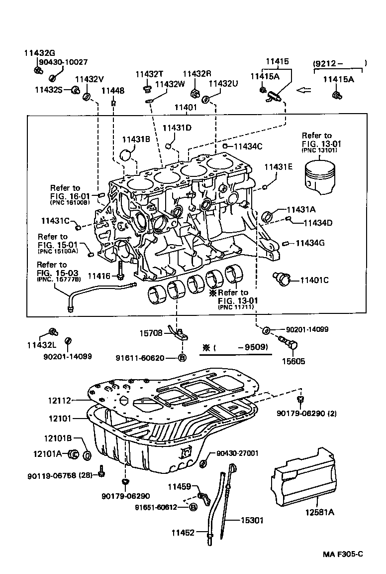  LITE TOWNACE V WG |  CYLINDER BLOCK