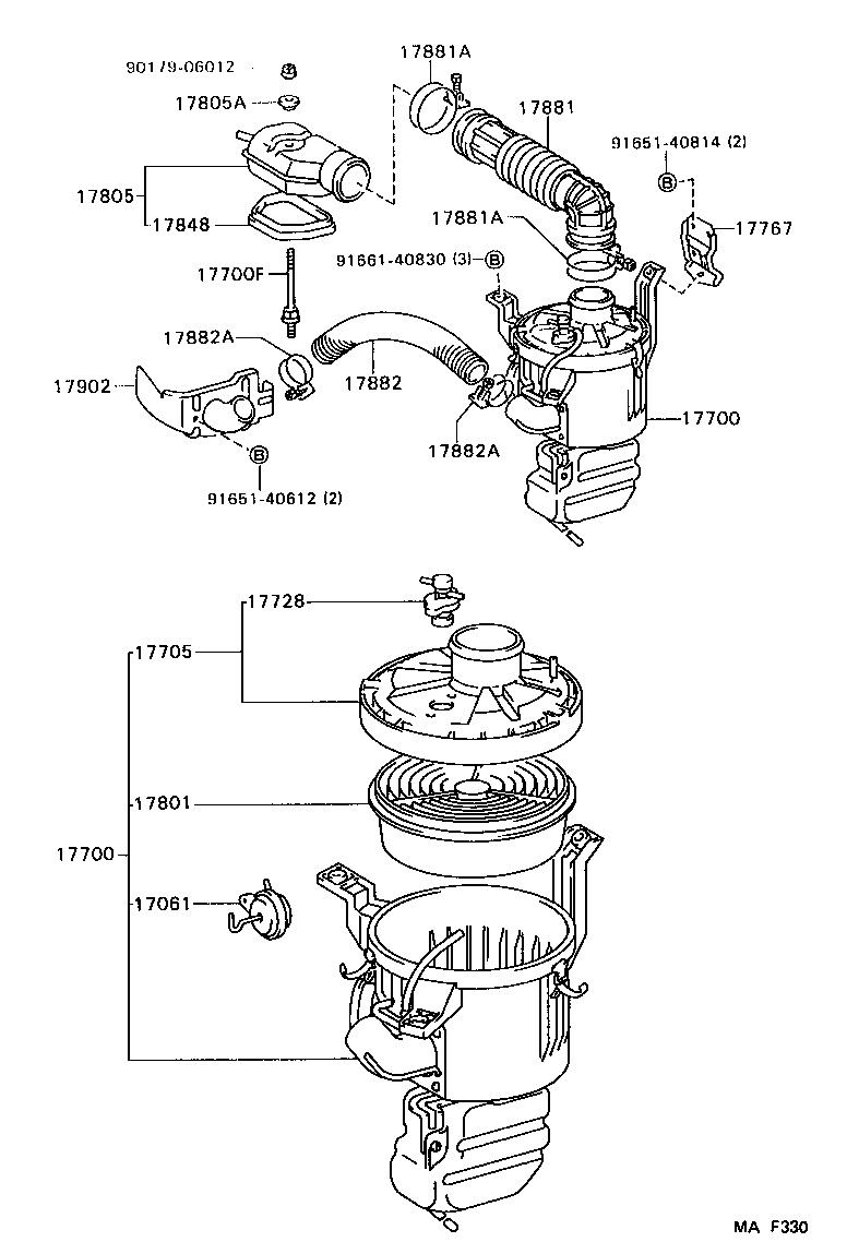  LITE TOWNACE V WG |  AIR CLEANER