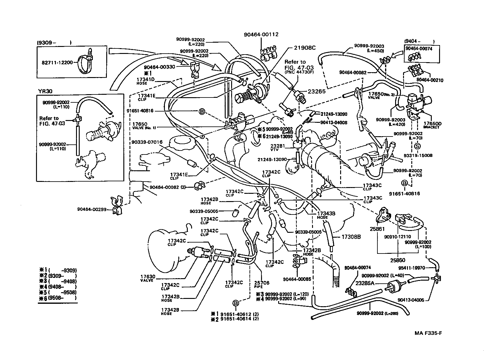  LITE TOWNACE V WG |  VACUUM PIPING