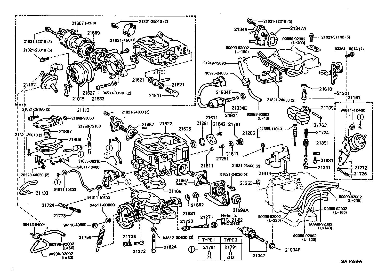  LITE TOWNACE V WG |  CARBURETOR