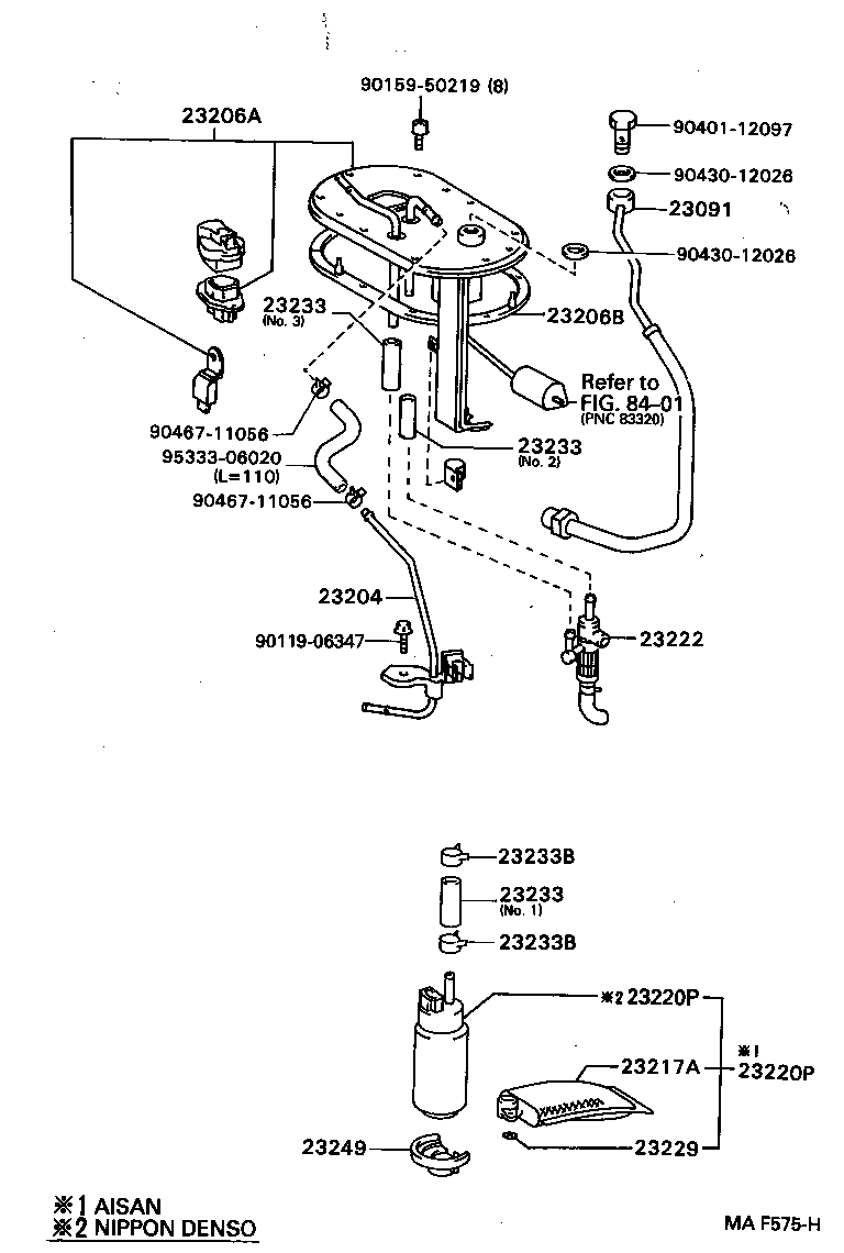  CARINA FF |  FUEL INJECTION SYSTEM