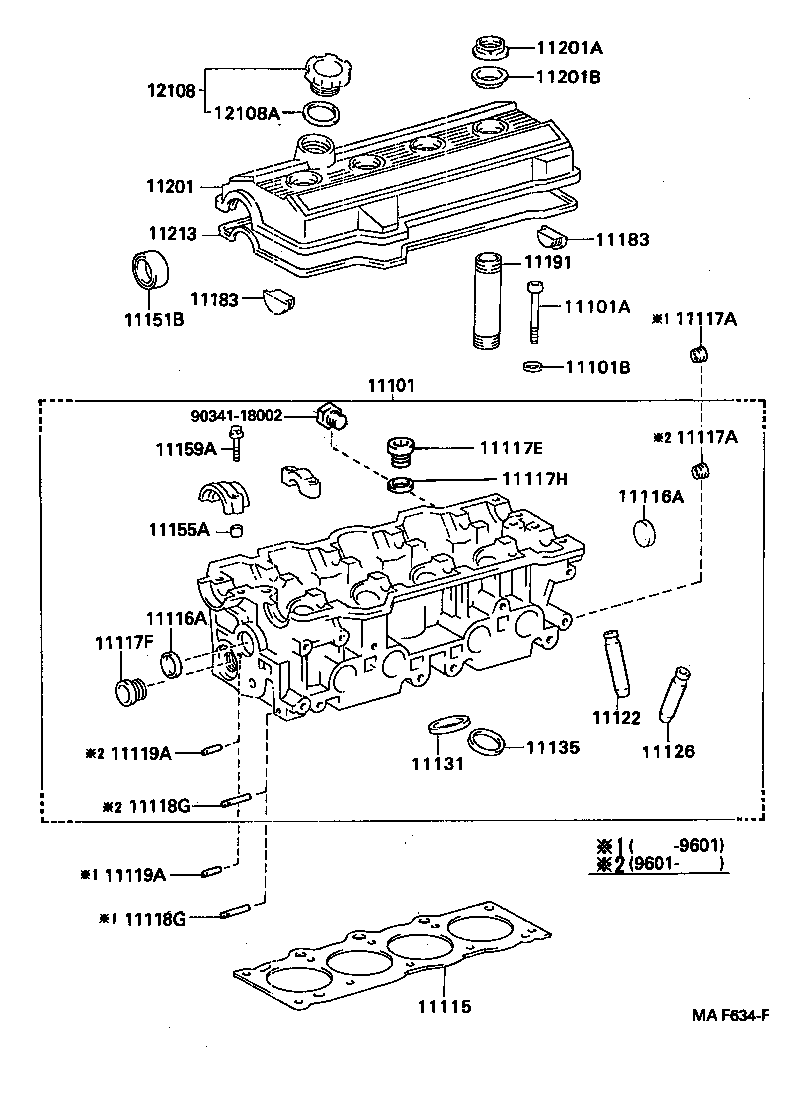  CARINA FF |  CYLINDER HEAD