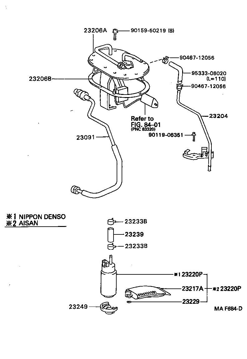  CARINA FF |  FUEL INJECTION SYSTEM