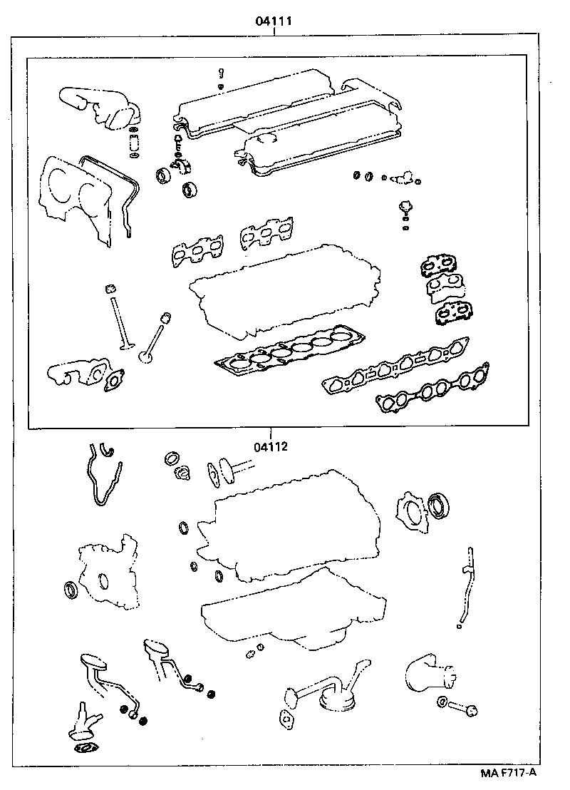  ARISTO |  ENGINE OVERHAUL GASKET KIT