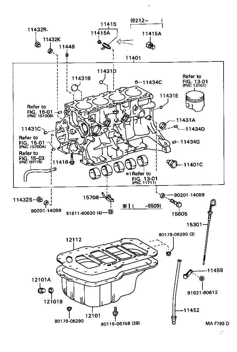 CARINA FF |  CYLINDER BLOCK