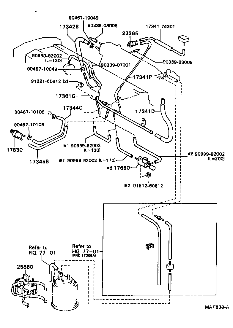  CAMRY VISTA |  VACUUM PIPING