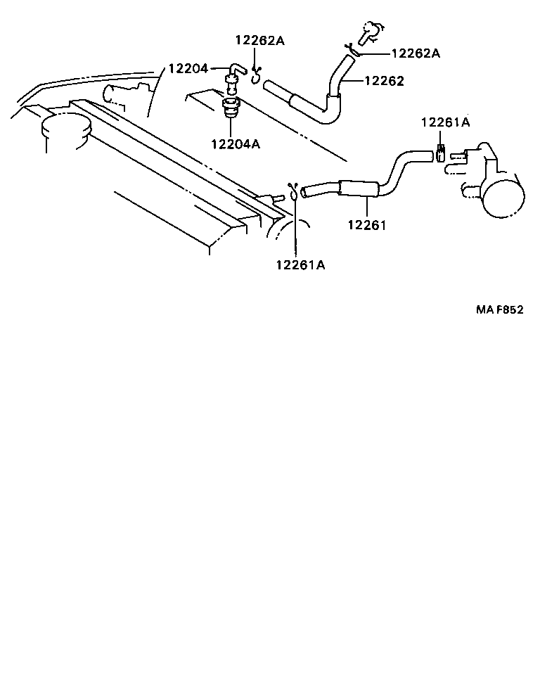  CAMRY VISTA |  VENTILATION HOSE