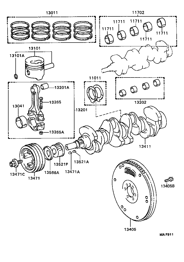  MARK 2 |  CRANKSHAFT PISTON