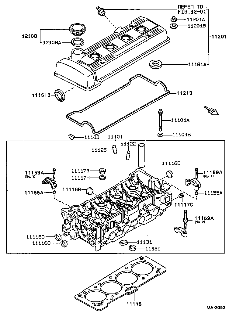  CARINA FF |  CYLINDER HEAD