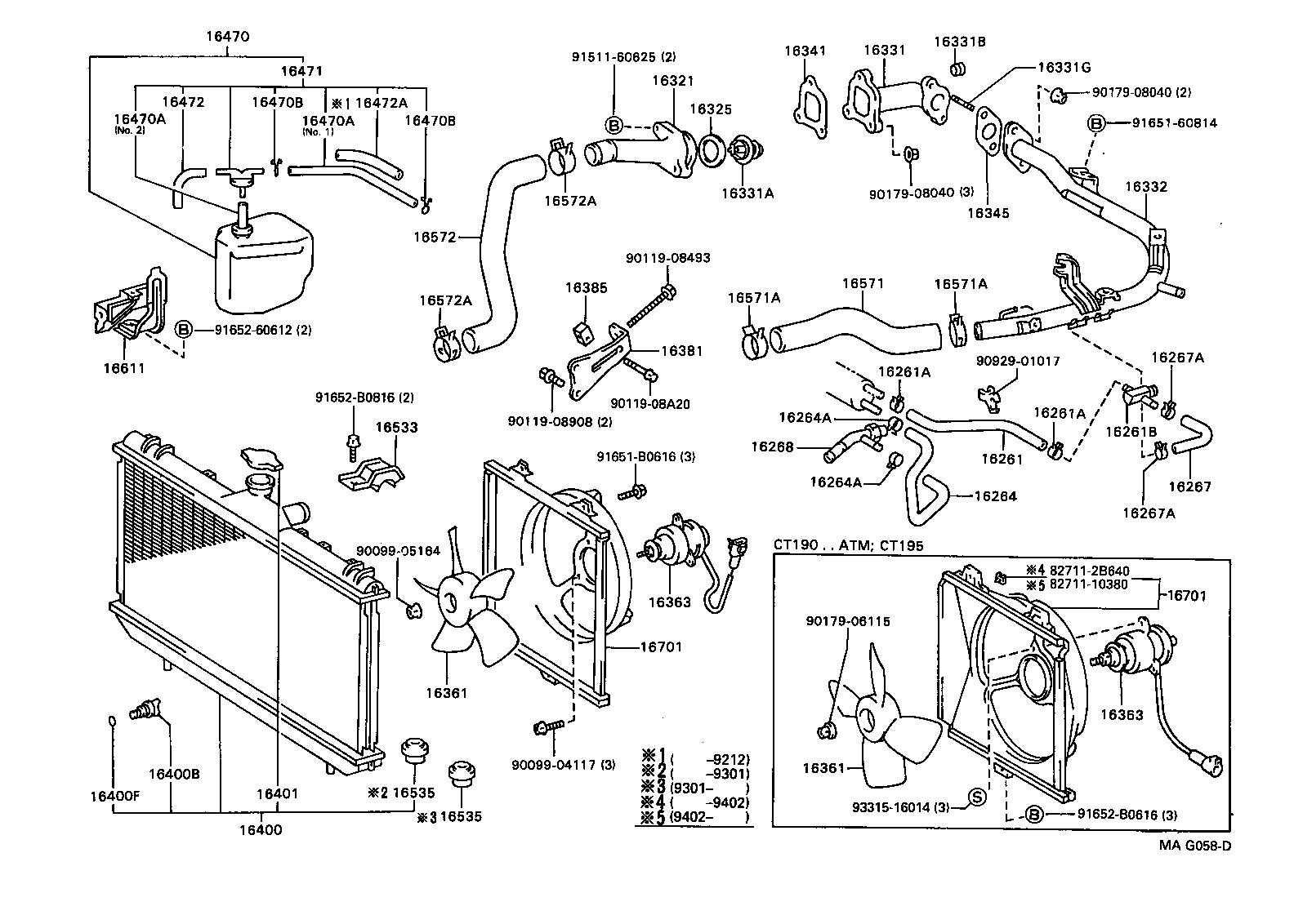  CARINA FF |  RADIATOR WATER OUTLET