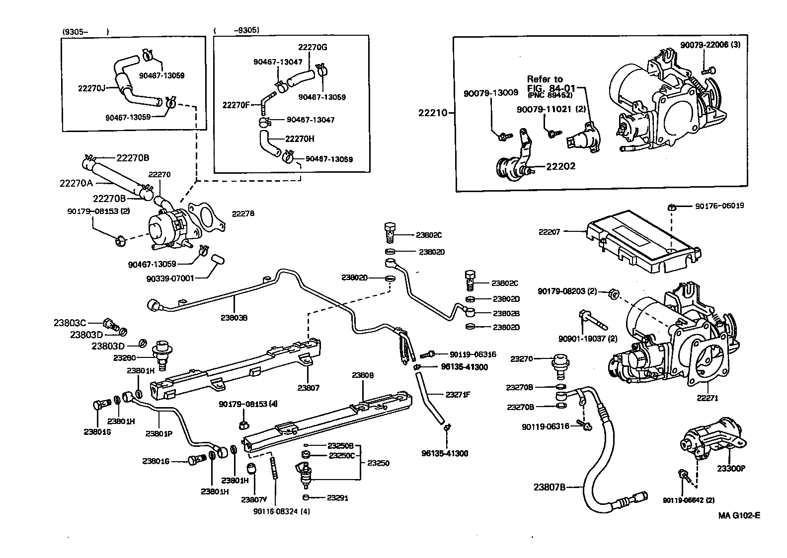  CROWN CROWN MAJESTA |  FUEL INJECTION SYSTEM