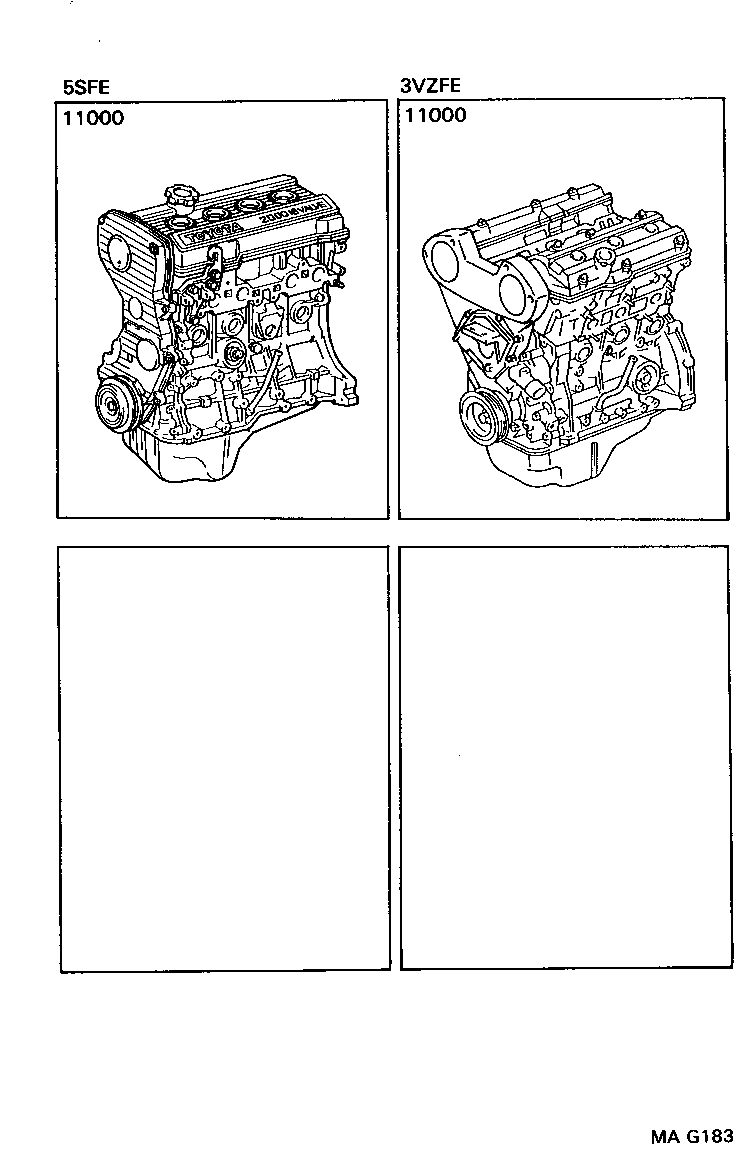  SCEPTER WG CP |  PARTIAL ENGINE ASSEMBLY