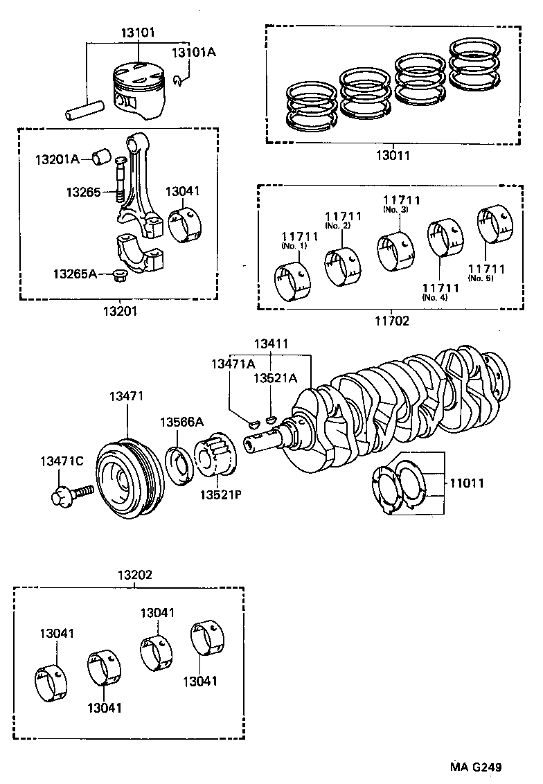  SCEPTER WG CP |  CRANKSHAFT PISTON