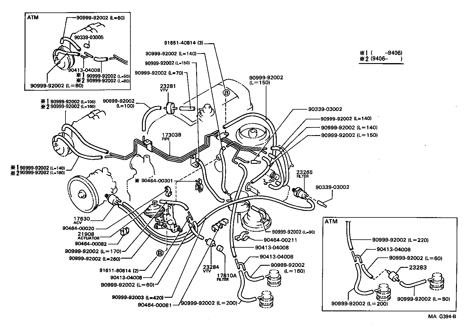  MARK 2 |  VACUUM PIPING