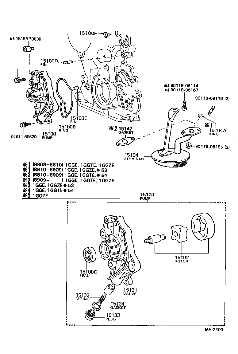  MARK 2 |  ENGINE OIL PUMP