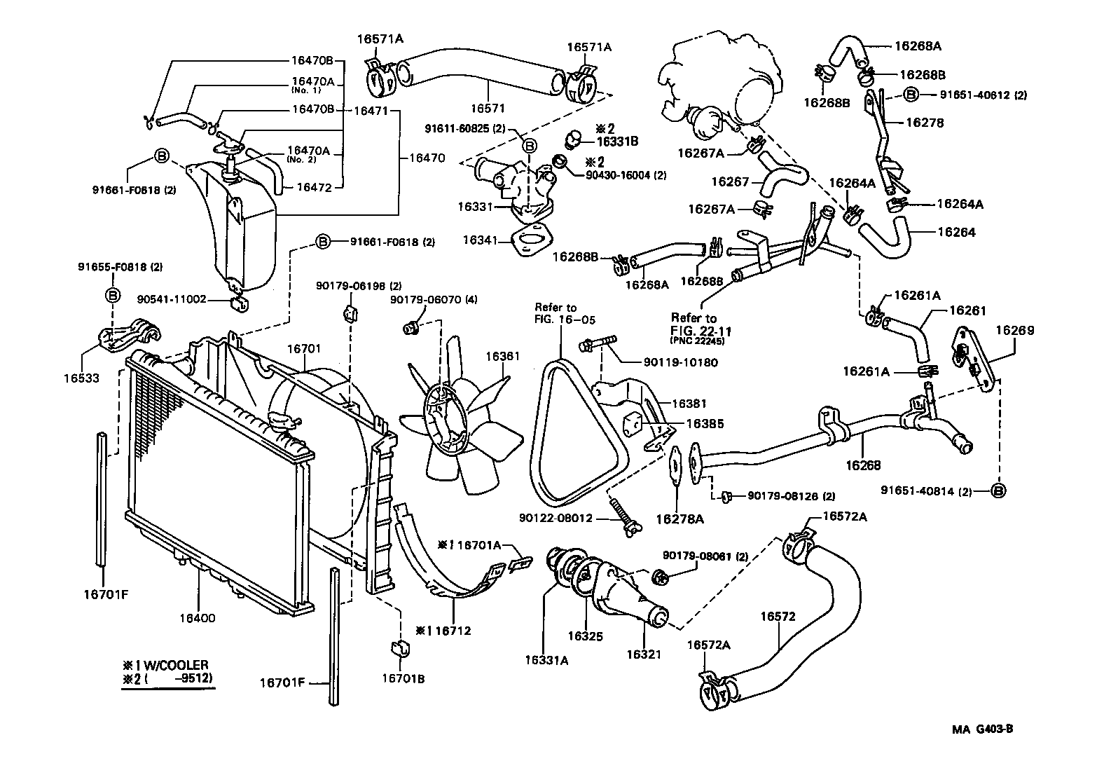  MARK 2 V WG |  RADIATOR WATER OUTLET