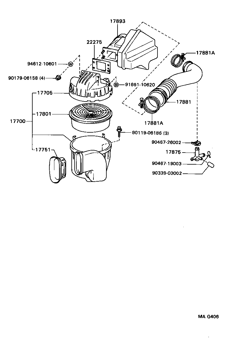  MARK 2 V WG |  AIR CLEANER