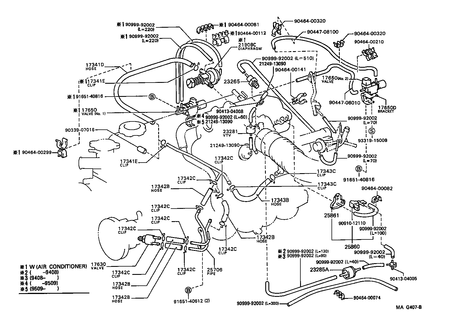  MARK 2 V WG |  VACUUM PIPING