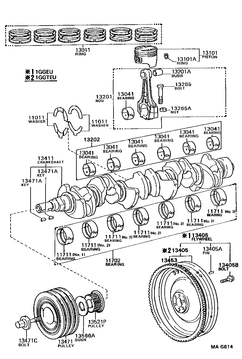  MARK 2 |  CRANKSHAFT PISTON