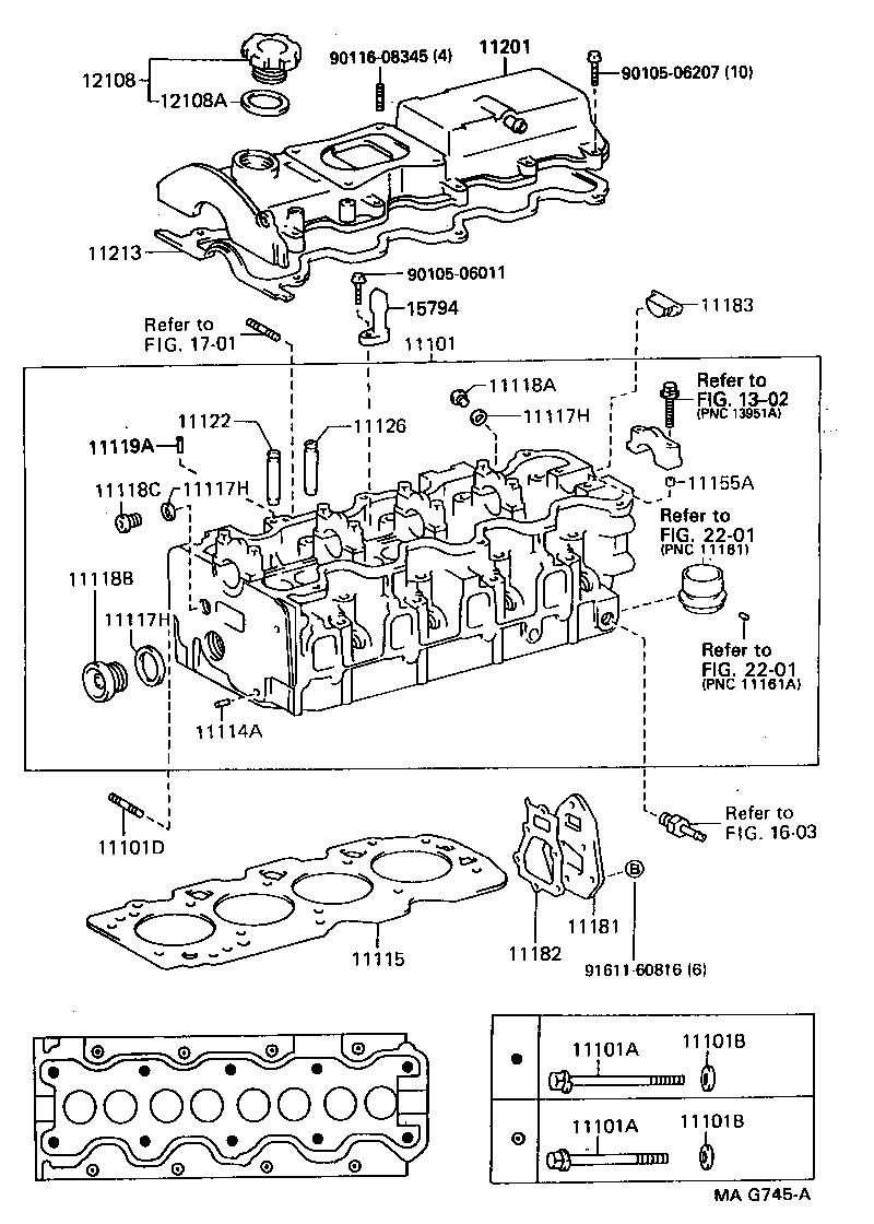  LITE TOWNACE V WG |  CYLINDER HEAD