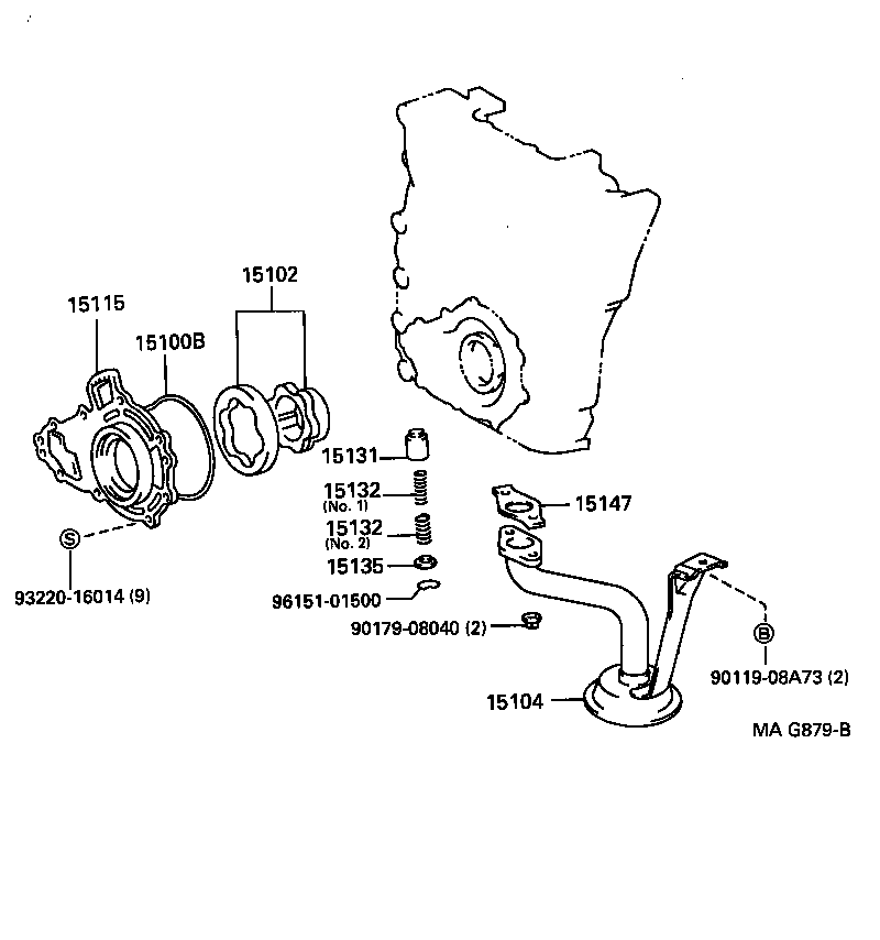  DYNA TOYOACE |  ENGINE OIL PUMP