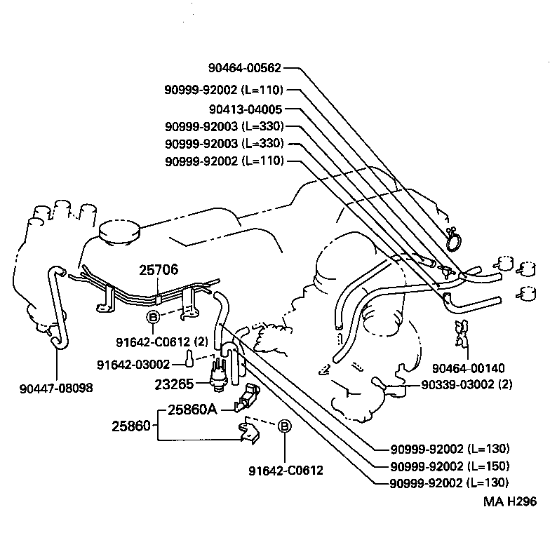  DYNA TOYOACE |  VACUUM PIPING