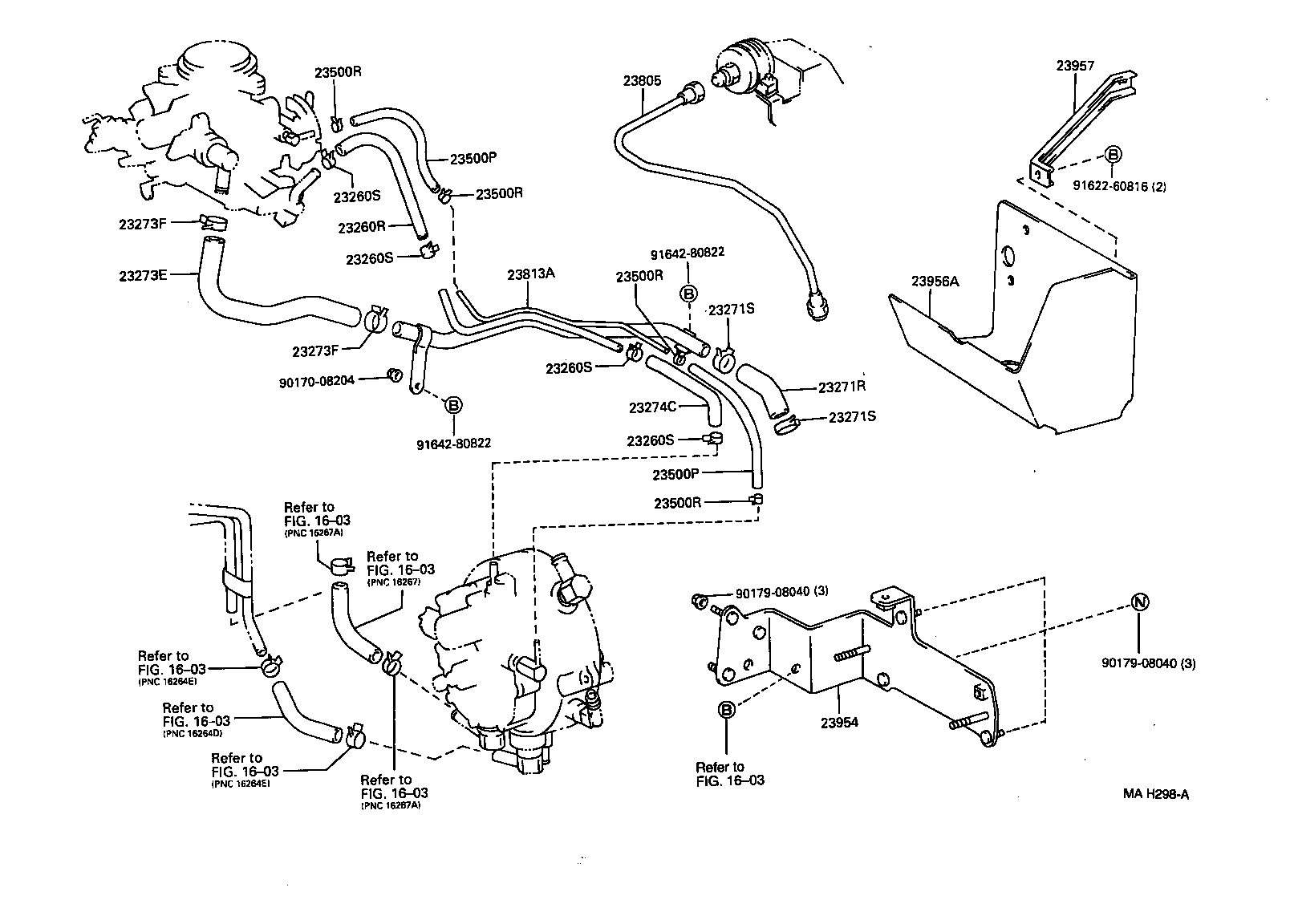  DYNA TOYOACE |  LPG CARBURETOR FUEL PIPE