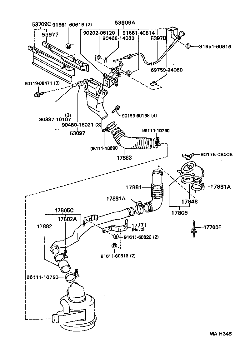  TOYOACE DYNA |  AIR CLEANER