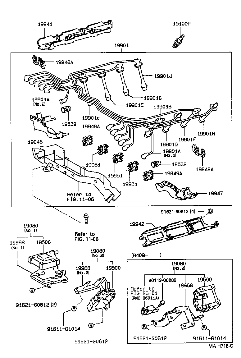  CROWN CROWN MAJESTA |  IGNITION COIL SPARK PLUG