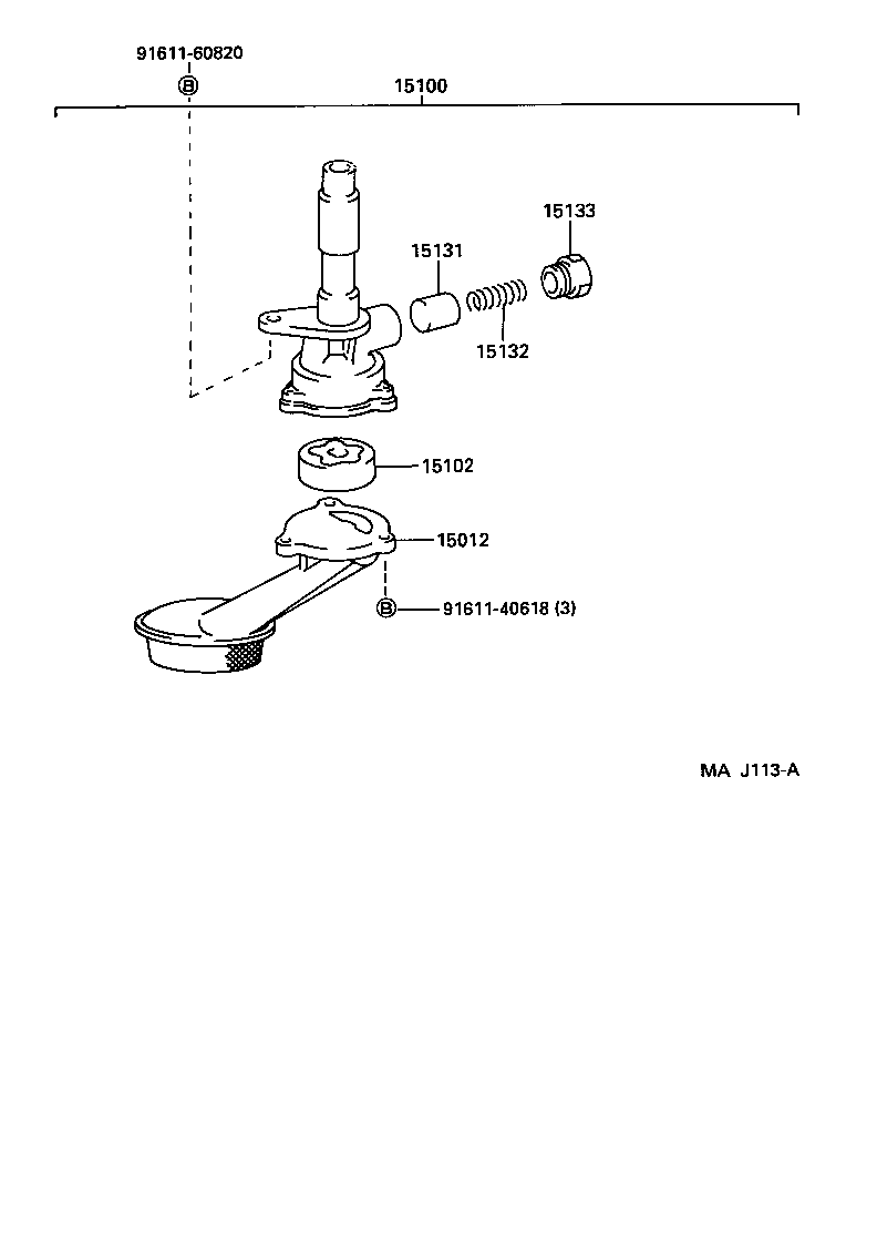  HIACE TRUCK |  ENGINE OIL PUMP