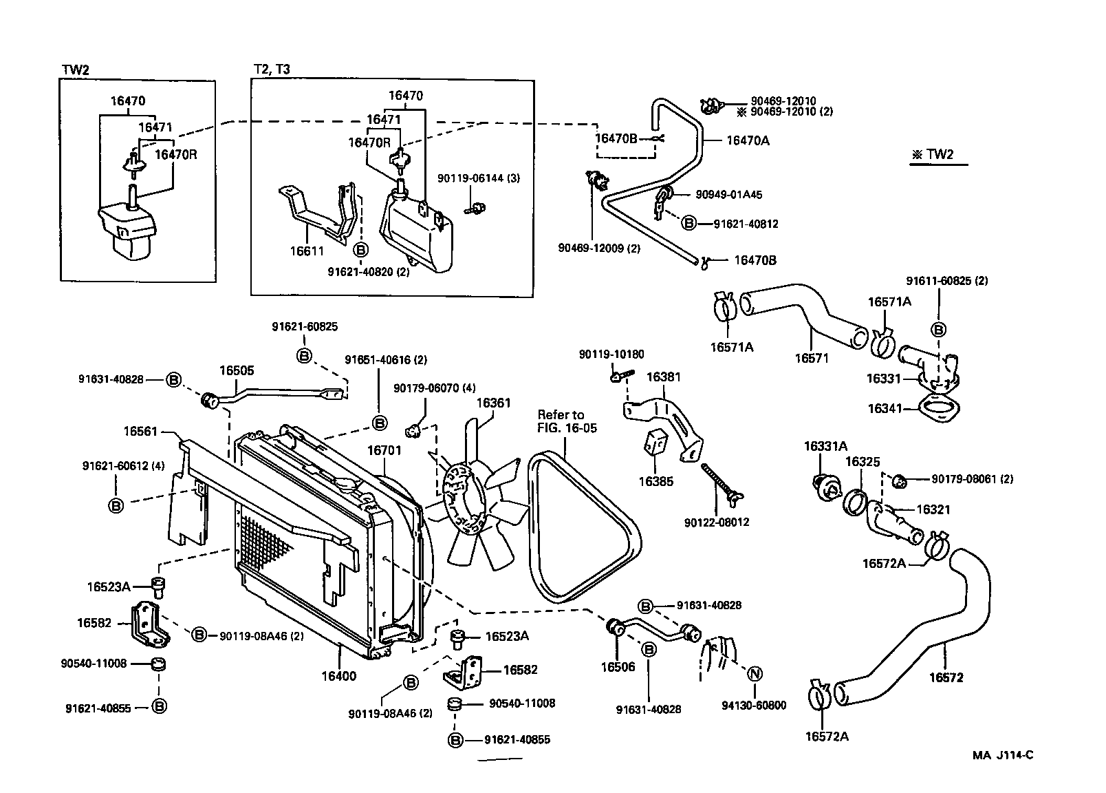  HIACE TRUCK |  RADIATOR WATER OUTLET