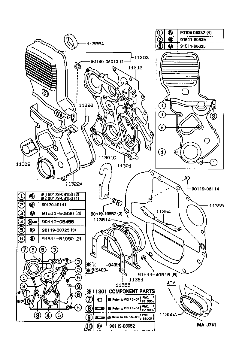  MARK 2 |  TIMING GEAR COVER REAR END PLATE